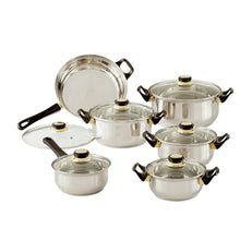 Load image into Gallery viewer, 12 Piece Stainless Steel Cookware Set (382MM)
