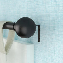 Load image into Gallery viewer, 48" - 86" Black Wayfair Basics® Adjustable 0.63" Single Curtain Rod (SET OF 2)
