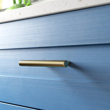 Load image into Gallery viewer, Golden Champagne Wayfair Basics® Angelica 3" Center to Center Bar Pull OG193
