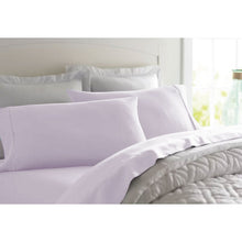 Load image into Gallery viewer, Queen Lavender 1800 Series Microfiber Sheet Set
