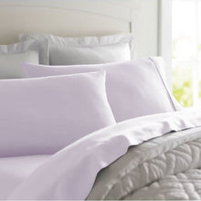 Load image into Gallery viewer, Queen Lavender 1800 Series Microfiber Sheet Set
