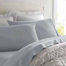 Load image into Gallery viewer, Twin Light Gray 1800 Series Microfiber Sheet Set
