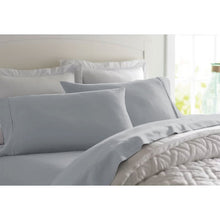 Load image into Gallery viewer, Twin Light Gray 1800 Series Microfiber Sheet Set
