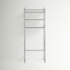 23" W x 60" H x 9.5" D Over-The-Toilet Storage