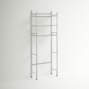 23" W x 60" H x 9.5" D Over-The-Toilet Storage