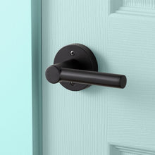 Load image into Gallery viewer, 2.56&#39;&#39; H X 4.63&#39;&#39; W X 2.5&#39;&#39; Pendergrass Single Dummy Door Lever with Round Rosette, (Set of 6)
