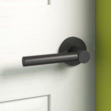 Load image into Gallery viewer, 2.56&#39;&#39; H X 4.63&#39;&#39; W X 2.5&#39;&#39; Pendergrass Single Dummy Door Lever with Round Rosette, (Set of 6)
