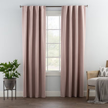 Load image into Gallery viewer, Solid Blackout Thermal Backtab Curtain Panel (Set of 4)
