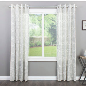 36"-72" W Nickel Wayfair Basics End Cap Single Curtain Rod