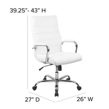 Load image into Gallery viewer, Wayfair Basics High Back Swivel with Wheels Ergonomic Executive Chair
