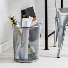 Load image into Gallery viewer, Wayfair Basics® Mesh Metal 4 Gallon Waste Basket (Set of 2) 5940RR
