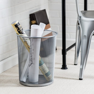 Wayfair Basics® Mesh Metal 4 Gallon Waste Basket (Set of 2) 5940RR