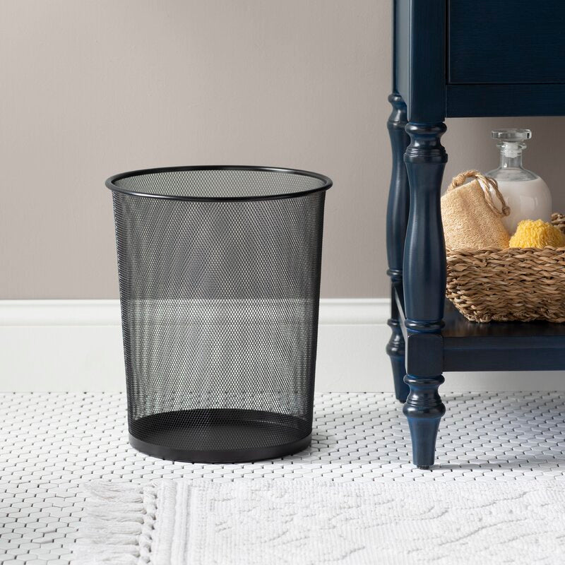 Wayfair Basics® Mesh Metal 4 Gallon Waste Basket (Set of 2) 5940RR