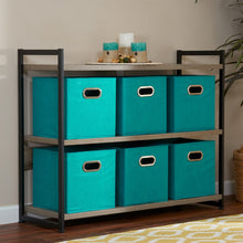 Load image into Gallery viewer, Wayfair Basics Open Fabric Storage Bin Set (Set of 6)
