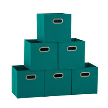 Load image into Gallery viewer, Wayfair Basics Open Fabric Storage Bin Set (Set of 6)
