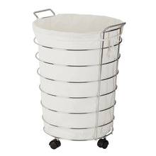 Load image into Gallery viewer, Chrome Wayfair Basics Rolling Laundry Hamper(2200RR)
