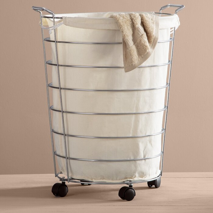 Wayfair Basics Rolling Laundry Hamper #1878HW