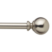 Load image into Gallery viewer, Wayfair Basics Round Single Curtain Rod (silver) AP48
