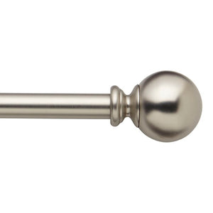 Wayfair Basics Round Single Curtain Rod (silver) AP48