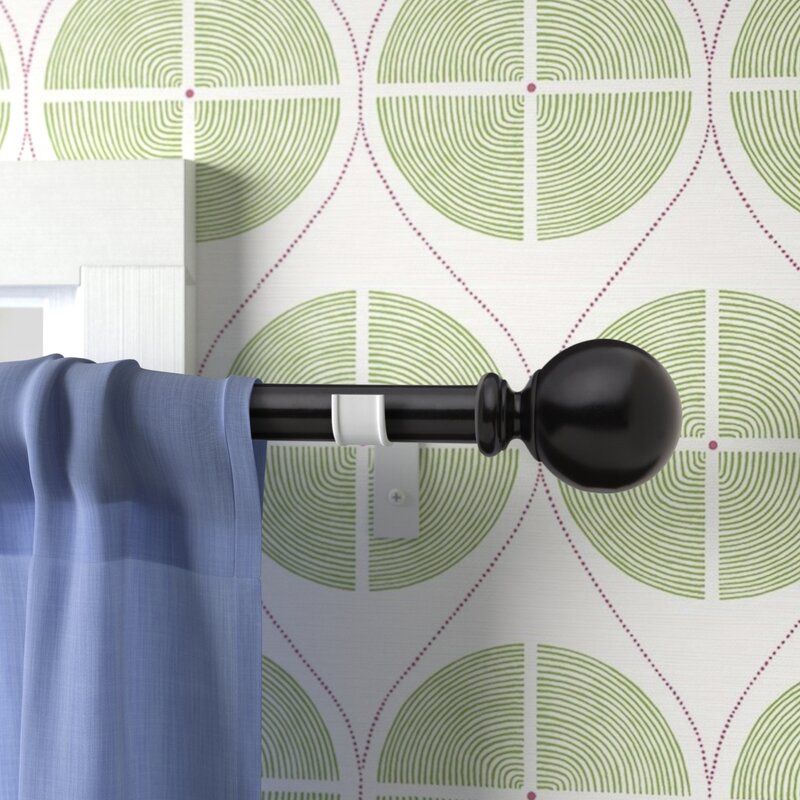 Wayfair Basics Round Single Curtain Rod, OG312