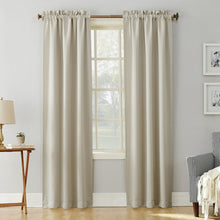 Load image into Gallery viewer, Wayfair Basics Solid Blackout Thermal Rod Pocket Two-Single Curtain Panel
