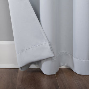 40" W x 84" L Solid Blackout Thermal Rod Pocket Curtain Panel, (Set of 2)
