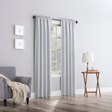 Load image into Gallery viewer, 40&quot; W x 84&quot; L Solid Blackout Thermal Rod Pocket Curtain Panel, (Set of 2)
