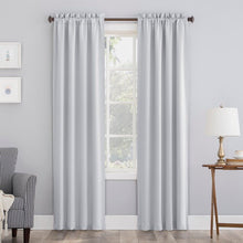 Load image into Gallery viewer, 40&quot; W x 84&quot; L Solid Blackout Thermal Rod Pocket Curtain Panel, (Set of 2)
