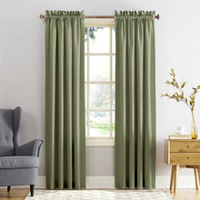 Load image into Gallery viewer, Wayfair Basics® Solid Room Darkening Thermal Rod Pocket Single Curtain Panel 54&quot; x 84&quot; (SET OF 2)
