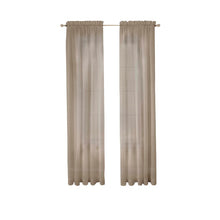 Load image into Gallery viewer, Wayfair Basics Solid Sheer Rod Pocket Curtain Panels (Set of 4) B22MS4230
