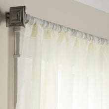 Load image into Gallery viewer, Wayfair Basics Solid Sheer Rod Pocket Curtain Panels (Set of 2) 311ms
