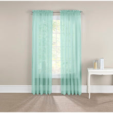 Load image into Gallery viewer, Wayfair Basics Solid Sheer Rod Pocket Curtain Panels (Set of 2), 59&quot;W x 84&quot;L
