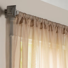 Load image into Gallery viewer, Wayfair Basics Solid Sheer Rod Pocket Curtain Panels (Set of 4) B22MS4230
