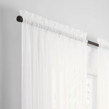 Load image into Gallery viewer, Wayfair Basics Solid Sheer Rod Pocket Curtain Panels, 59 x 95 (Set of 4) (2 BOXES)
