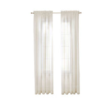 Load image into Gallery viewer, Wayfair Basics Solid Sheer Rod Pocket Curtain Panels (Set of 4) 6236RR/GL
