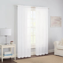 Load image into Gallery viewer, Wayfair Basics Solid Sheer Rod Pocket Curtain Panels, 59 x 95 (Set of 4) (2 BOXES)
