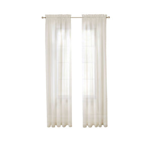 Wayfair Basics Solid Sheer Rod Pocket Curtain Panels (Set of 2) 3360AH/GL