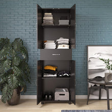 Load image into Gallery viewer, Wayfair Basics Springboro 75.25&quot; H x 23.46&quot; W x 15.4&quot; D Storage Cabinet MRM1836
