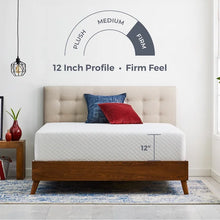 Load image into Gallery viewer, Wayfair Sleep™ 12&quot; Firm Gel Memory Foam Mattress queen
