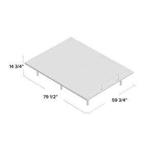 Wayfair Sleep™ 14.75" queen Massaging Zero Gravity Adjustable Bed with Wireless Remote
