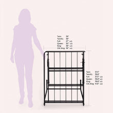 Load image into Gallery viewer, Wayfair Sleep 14" Folding Steel Wire-Grid Bed Frame 7458RR
