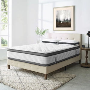 14" Queen Plush Hybrid Mattress
