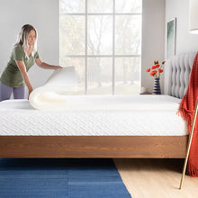 Load image into Gallery viewer, 2&quot; Medium Memory Foam Mattress Topper, Twin

