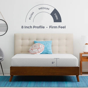 Wayfair Sleep™ 8'' twin Firm Gel Memory Foam Mattress