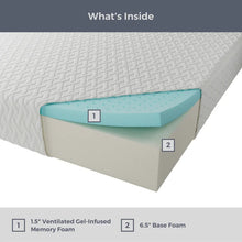 Load image into Gallery viewer, 8&quot; Twin Firm Gel Memory Foam Mattress
