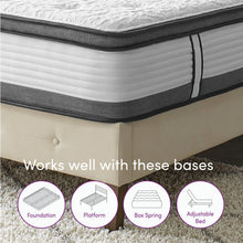 Load image into Gallery viewer, 12&quot; Plush Hybrid Mattress, Twin
