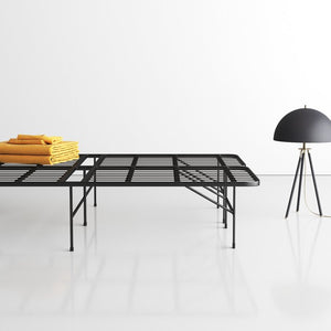 14" Foldable Steel Bed Frame, Twin XL
