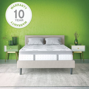 14" Medium Plush Hybrid Mattress, Queen