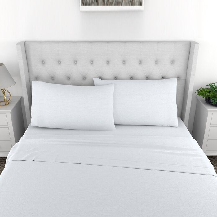 300 Thread Count 100% Organic Cotton Percale Sheet Set, Full
