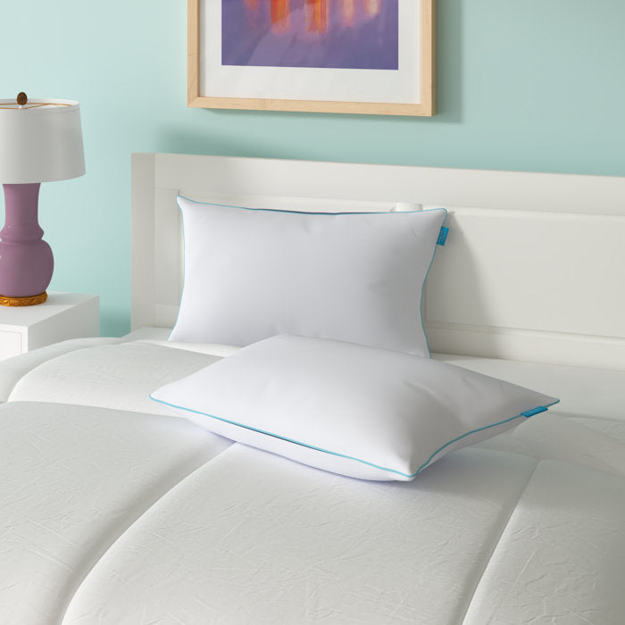 Encased Cooling Shredded Memory Foam Medium Support Pillow, Queen